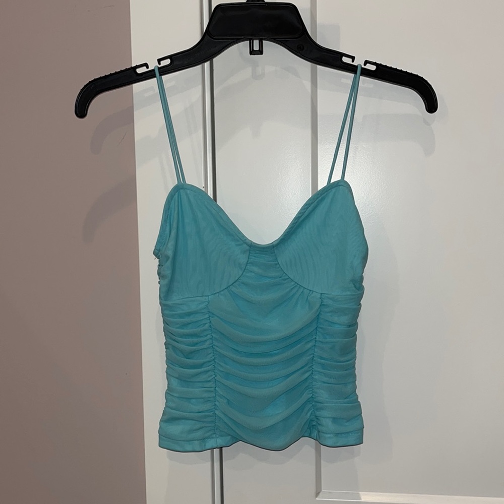 Super down blue tank